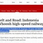 Media Asing Beritakan Kereta Cepat Indonesia, Sebut Sebagai Bagian Ambisi Xi Jinping