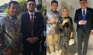 Trisal Tahir Hadiri Pelantikan Anggota DPR RI Unru Baso dan Frederik Kalalembang