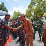 Pj Wali Kota Sambut Kunjungan Pangdam XIV/Hasanuddin di Makodim 1403/Palopo