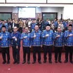 Bupati Luwu Hadiri Rapat Pleno TPAKD dan Pengukuhan Kepala OJK Provinsi Sulselbar