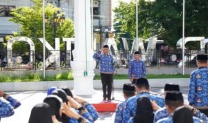 Jadi Pembina Upacara Hari Kesadaran Nasional, Nuryadin Ingatkan ASN Jaga Netralitas