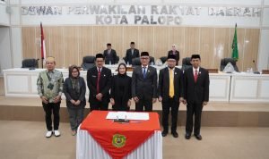 Pj Sekda Hadiri Rapat Paripurna DPRD Terkait Pengumuman Penetapan Wali Kota-Wakil Wali Kota Palopo Terpilih