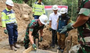 PT MDA-Kodim 1403/Palopo Gelar Groundbreaking Program Revitalisasi Sarana Air Bersih di Desa Rante Balla