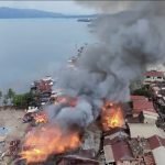 Kebakaran Hebat di Sorowako Hanguskan 46 Rumah, Ratusan Warga Terpaksa Mengungsi